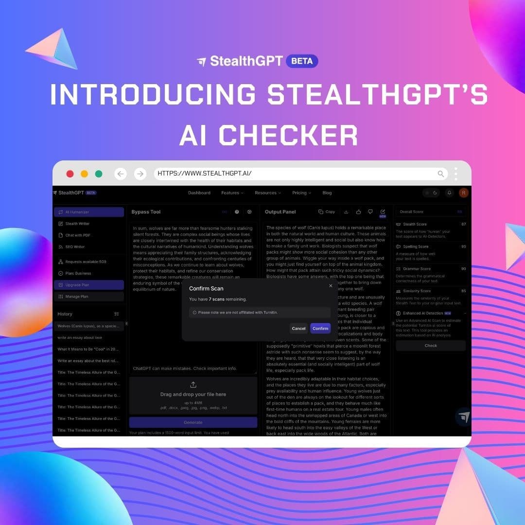 Introducing StealthGPT’s AI Checker